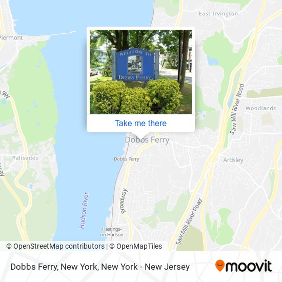 Dobbs Ferry, New York map