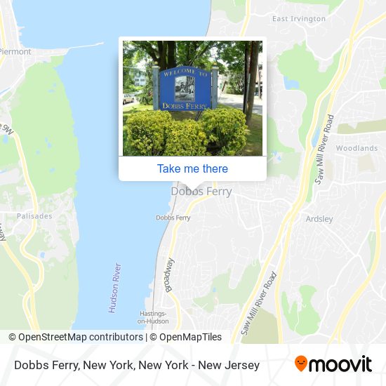 Mapa de Dobbs Ferry, New York