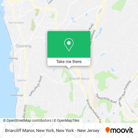 Briarcliff Manor, New York map