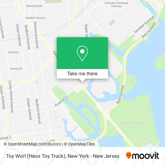 Toy Worl (Hess Toy Truck) map