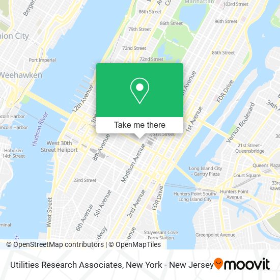 Mapa de Utilities Research Associates