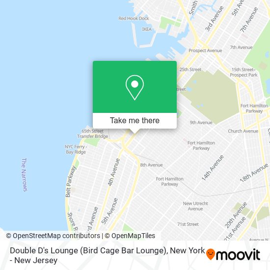 Mapa de Double D's Lounge (Bird Cage Bar Lounge)