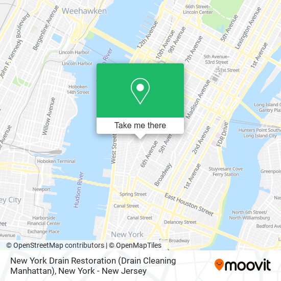 New York Drain Restoration (Drain Cleaning Manhattan) map