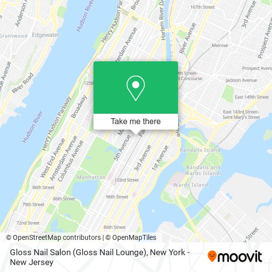 Mapa de Gloss Nail Salon (Gloss Nail Lounge)