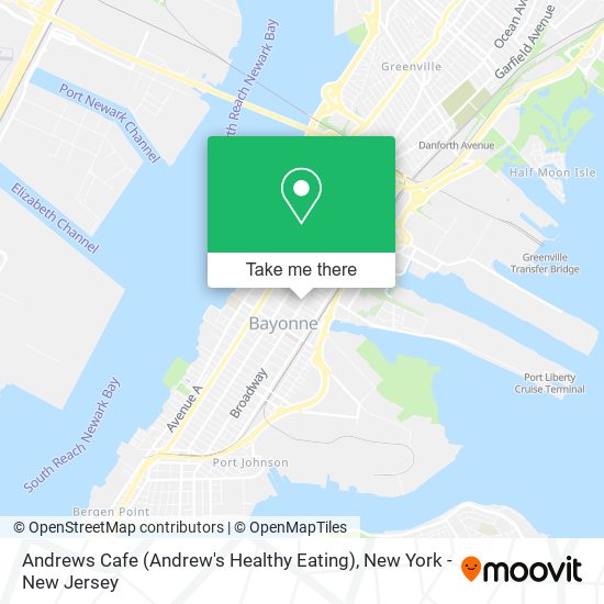 Mapa de Andrews Cafe (Andrew's Healthy Eating)