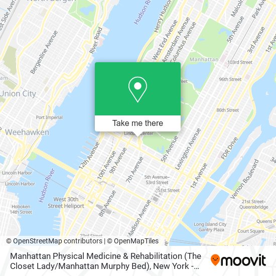 Manhattan Physical Medicine & Rehabilitation (The Closet Lady / Manhattan Murphy Bed) map