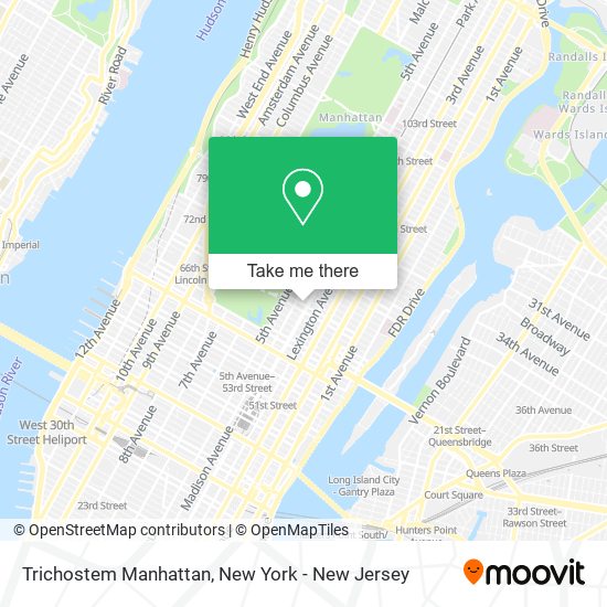 Trichostem Manhattan map
