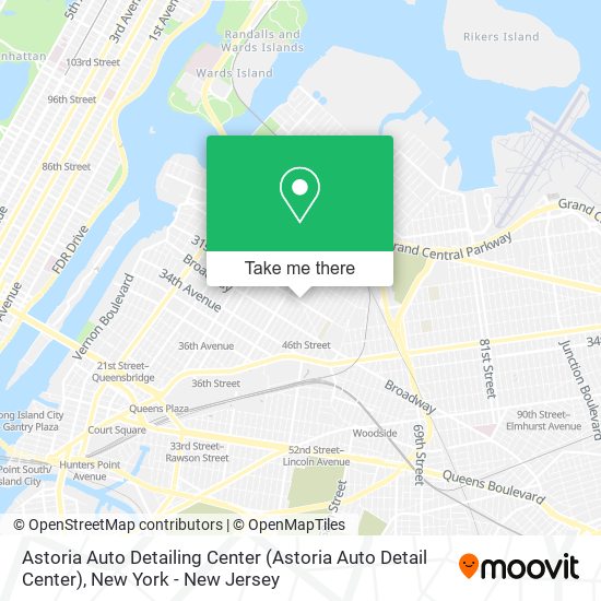 Mapa de Astoria Auto Detailing Center