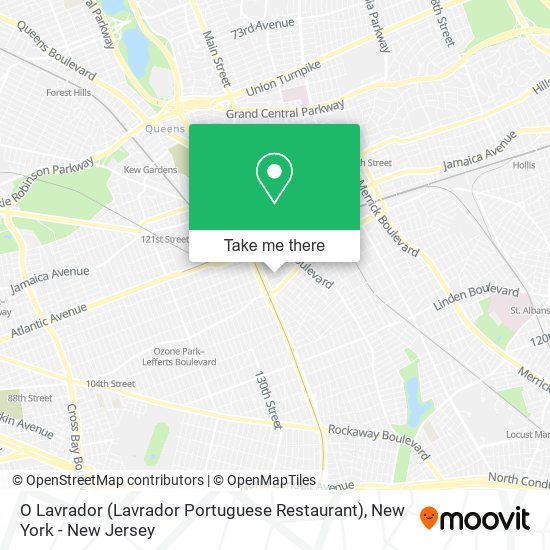 Mapa de O Lavrador (Lavrador Portuguese Restaurant)