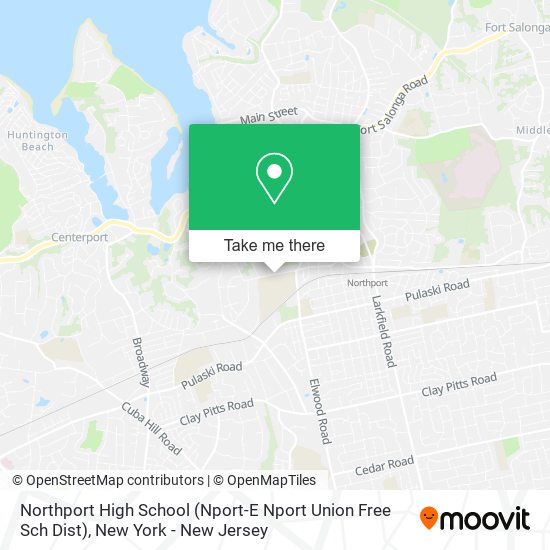 Northport High School (Nport-E Nport Union Free Sch Dist) map