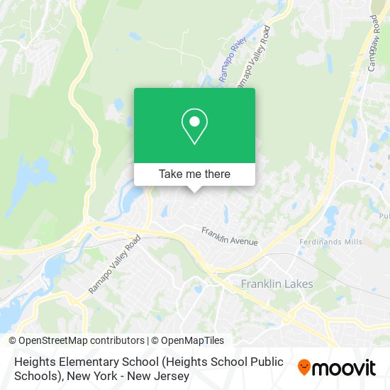 Mapa de Heights Elementary School (Heights School Public Schools)