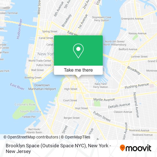 Brooklyn Space (Outside Space NYC) map
