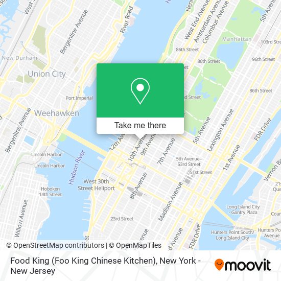 Food King (Foo King Chinese Kitchen) map