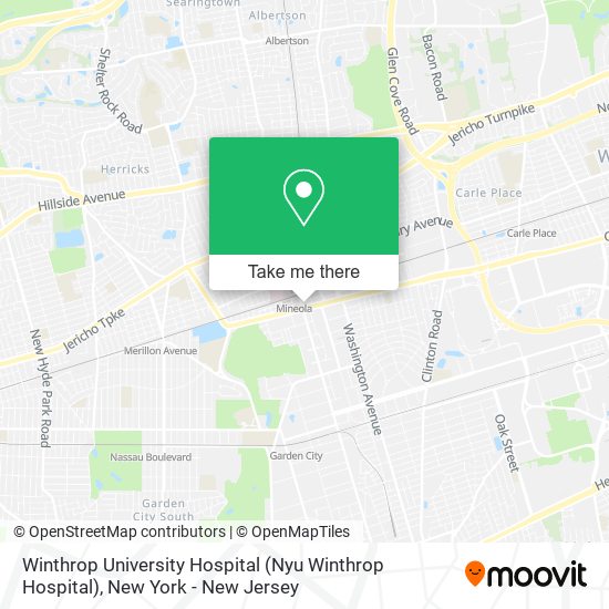 Winthrop University Hospital (Nyu Winthrop Hospital) map