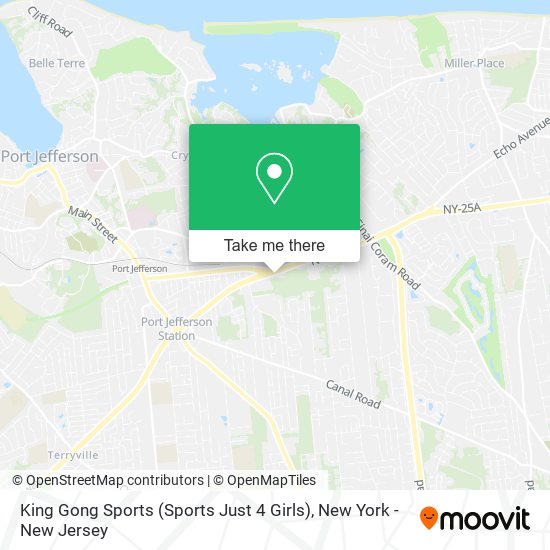 Mapa de King Gong Sports (Sports Just 4 Girls)