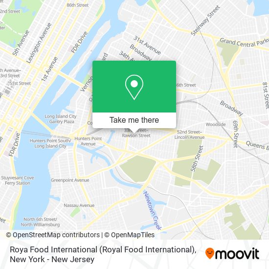 Mapa de Roya Food International (Royal Food International)