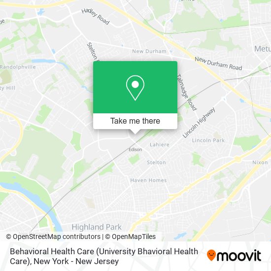 Behavioral Health Care (University Bhavioral Health Care) map