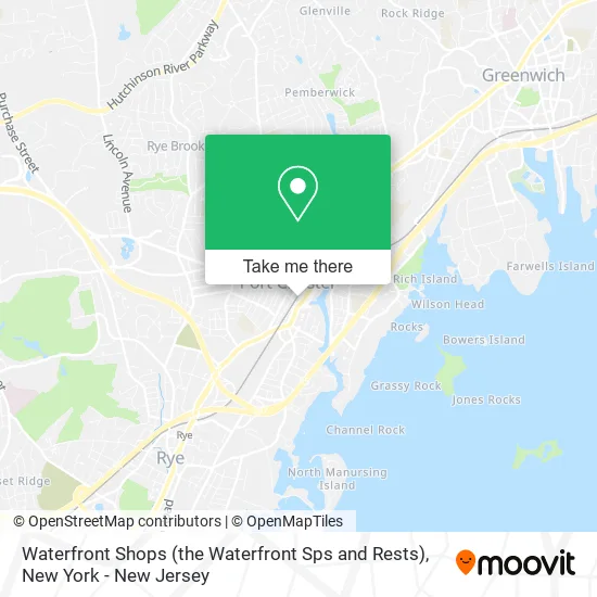 Mapa de Waterfront Shops (the Waterfront Sps and Rests)