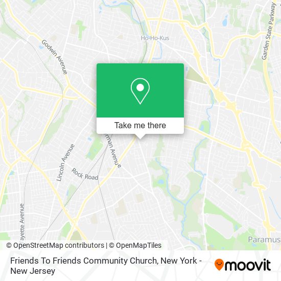 Friends To Friends Community Church map