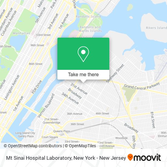 Mapa de Mt Sinai Hospital Laboratory