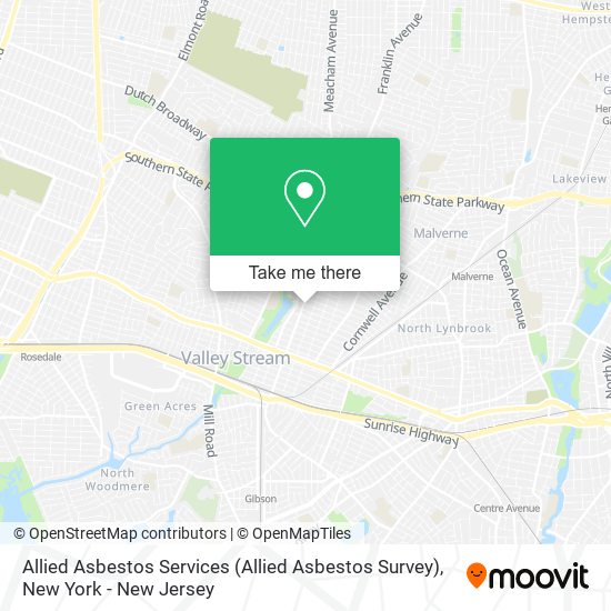 Mapa de Allied Asbestos Services (Allied Asbestos Survey)