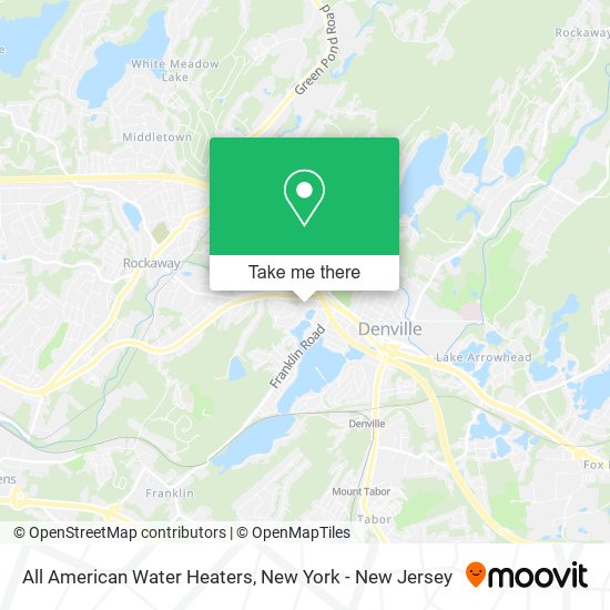 All American Water Heaters map