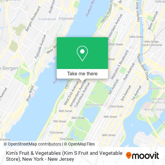 Mapa de Kim's Fruit & Vegetables (Kim S Fruit and Vegetable Store)