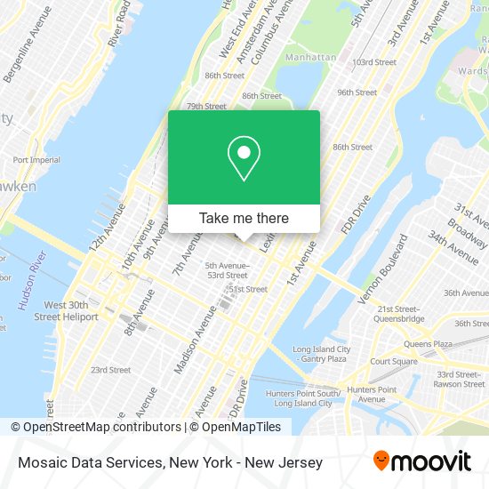 Mosaic Data Services map