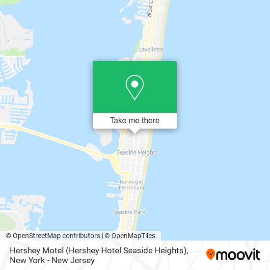 Hershey Motel (Hershey Hotel Seaside Heights) map