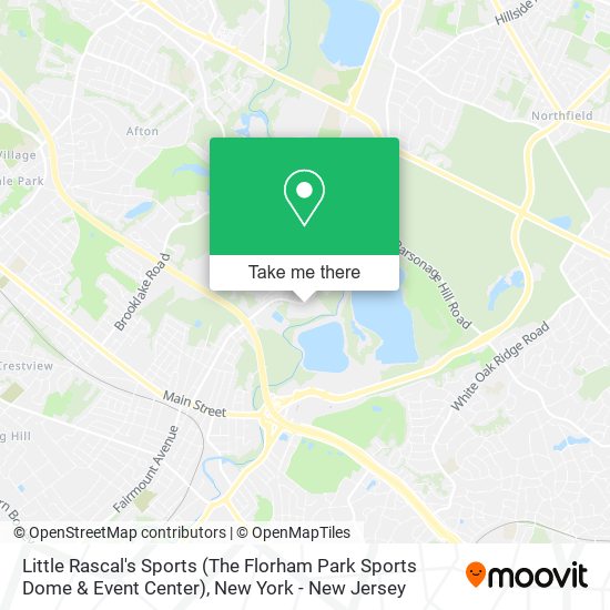 Mapa de Little Rascal's Sports (The Florham Park Sports Dome & Event Center)