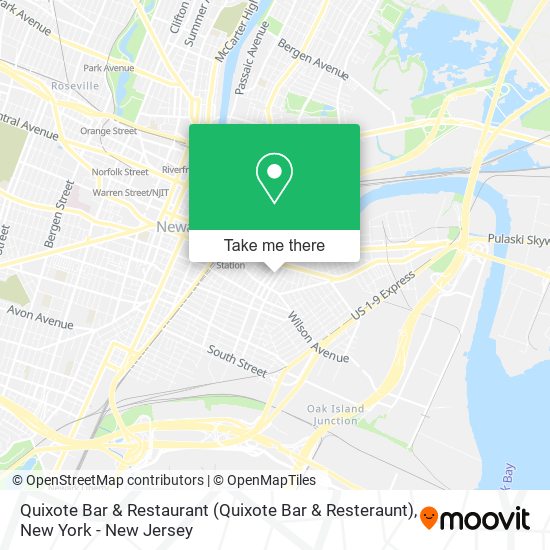 Mapa de Quixote Bar & Restaurant (Quixote Bar & Resteraunt)