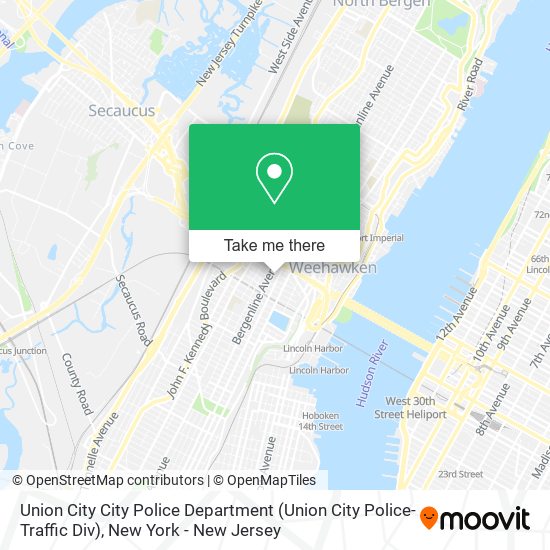 Mapa de Union City City Police Department (Union City Police-Traffic Div)