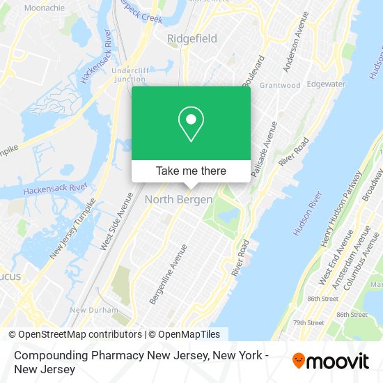 Compounding Pharmacy New Jersey map