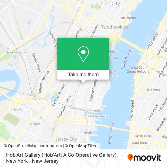 Mapa de Hob'Art Gallery (Hob'Art: A Co-Operative Gallery)