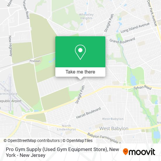 Mapa de Pro Gym Supply (Used Gym Equipment Store)