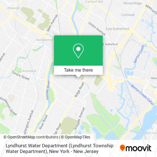 Mapa de Lyndhurst Water Department
