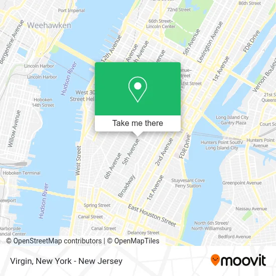 Virgin map