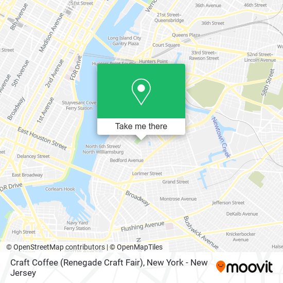 Craft Coffee (Renegade Craft Fair) map