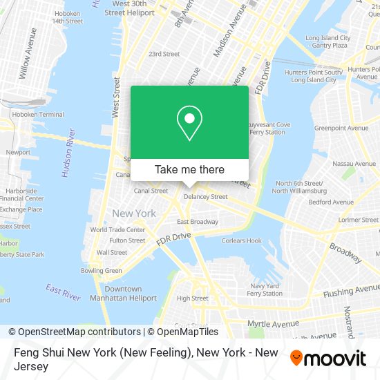 Mapa de Feng Shui New York (New Feeling)