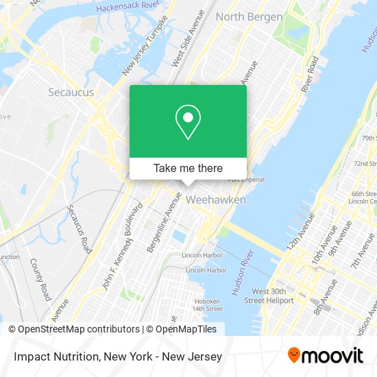 Mapa de Impact Nutrition