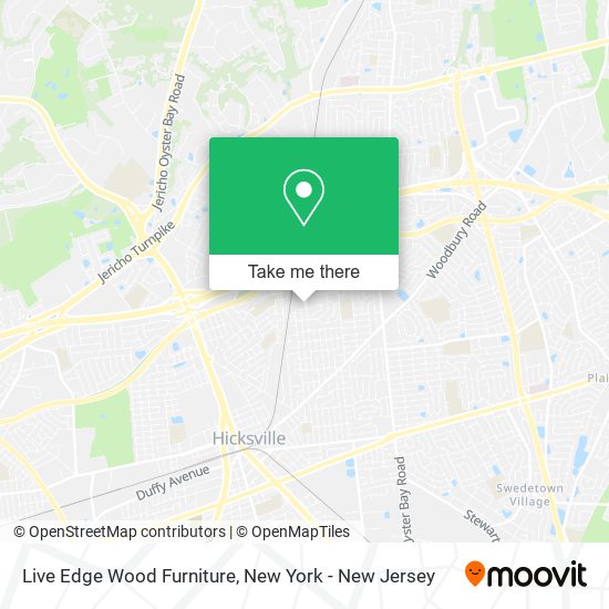 Live Edge Wood Furniture map