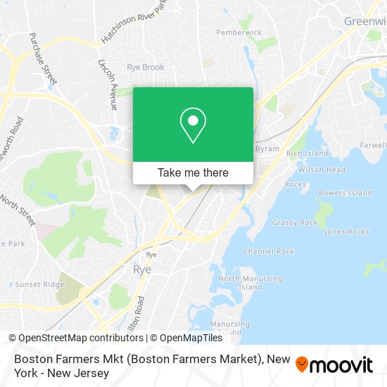 Mapa de Boston Farmers Mkt (Boston Farmers Market)