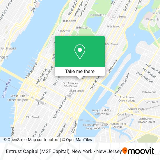 Entrust Capital (MSF Capital) map