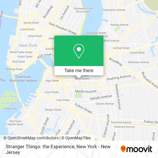 Mapa de Stranger Things: the Experience