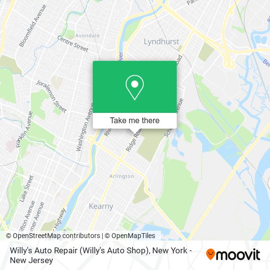 Willy's Auto Repair map