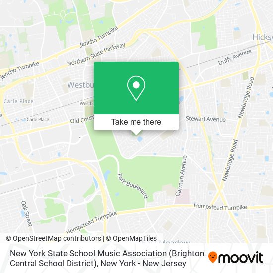 Mapa de New York State School Music Association (Brighton Central School District)