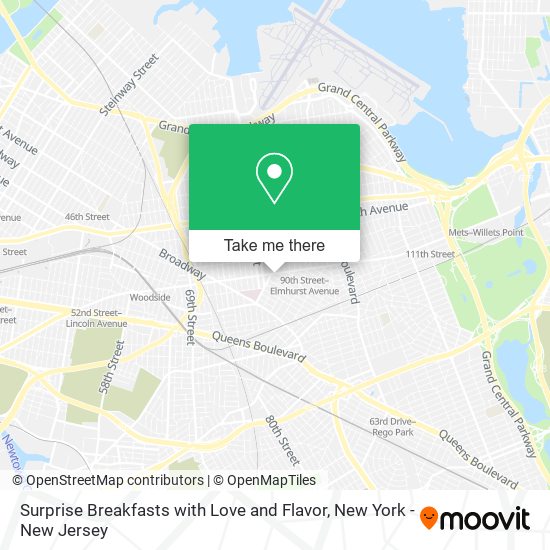 Mapa de Surprise Breakfasts with Love and Flavor