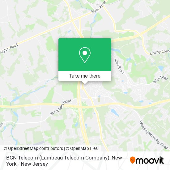 Mapa de BCN Telecom (Lambeau Telecom Company)