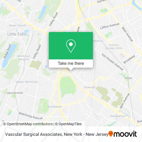 Vascular Surgical Associates map