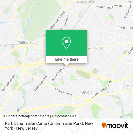 Mapa de Park Lane Trailer Camp (Union Trailer Park)